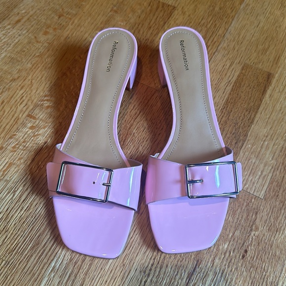 Reformation Adria Block Heeled Sandal - Picture 7 of 8